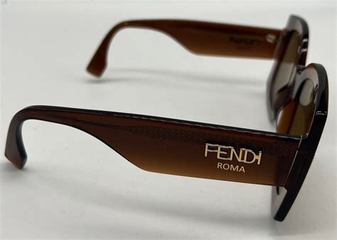 fendi ff0436/g/s|FENDI Acetate FF Sunglasses FF0436/G/S Brown.